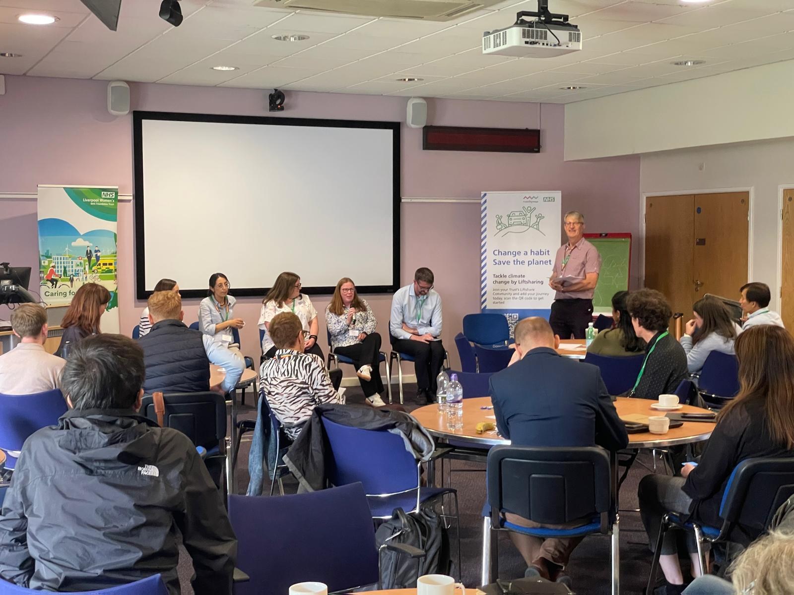 Roundtable panel at Liverpool Women’s Hospital